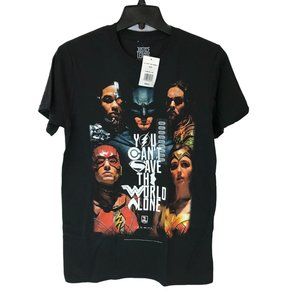Justice League Men's Graphic T-Shirt (Size L)